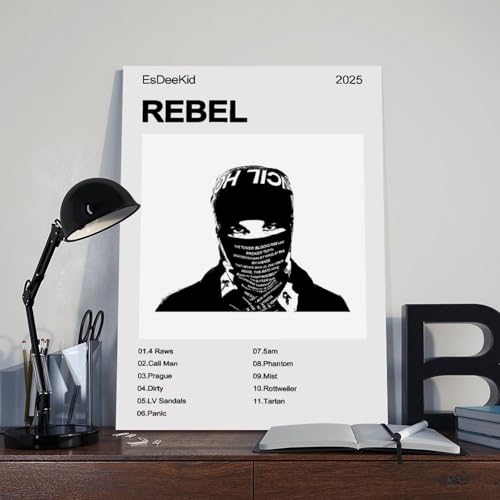 Lwfkauvbs Esdeekid Album Rebel Cover Canvas Poster Bedroom Decor Landscape Office Room Decor Gift 12X18Inch(30X45Cm) - 8