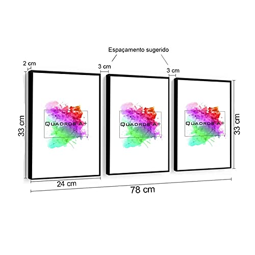 Quadro Decorativo Poster Coleção One Piece Naruto Dragon Ball