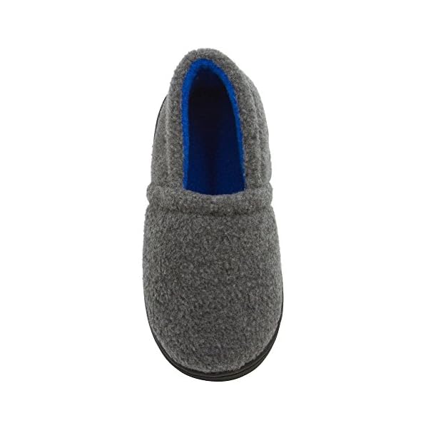 Skysole Fleece Slippers for Boys, Soft Kids Slippers with Closed Back