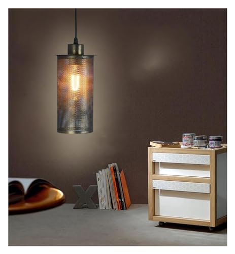 Lampe led suspendue en fil de fer pour sublimer un couloir sombre