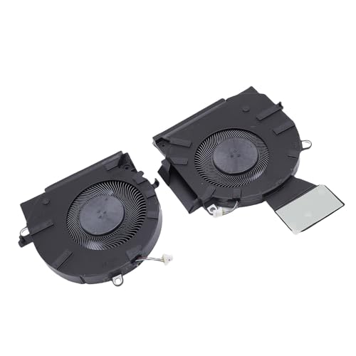 RASTKY Reemplazo Preciso del Ventilador de Refrigeración CPU GPU para OMEN 16-b M75483-001 M75485-001 Construcción Robusta Fácil Instalación para Computadora Portátil para Juegos