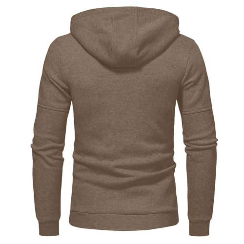 Boys Solid Sweatshirt with Hood Long Sleeve Zip Up Slim Fit Hoodies Fall Warm Casual Pullover Tops with Pocket3