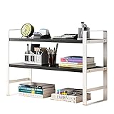 Hodiczk Upgraded Small Desk Shelf Organizer with Tiers, Cute Desktop Organizer Shelf Storage, Kawai...