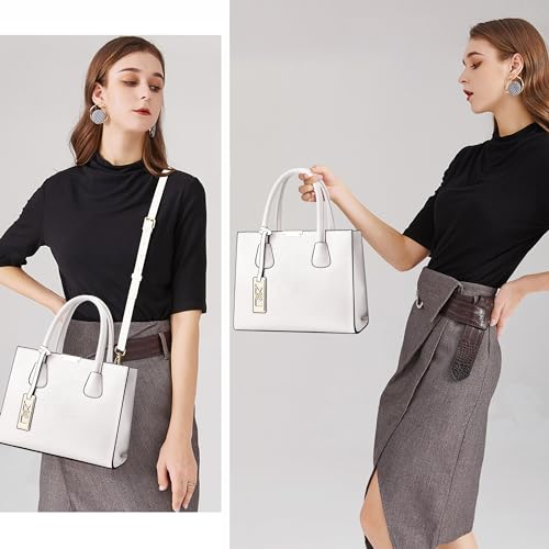 Bolso bandolera y tote de mujer en cuero sintético miniatura 3