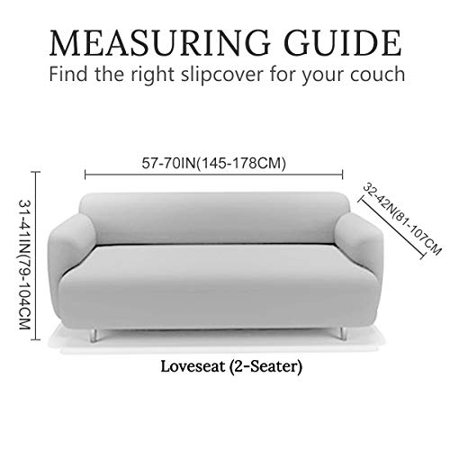 Sleepwish Wild Animal Stretch Sofa Slipcovers, 3 Cushion Couch, Loveseat Or Arm Chair Slipcover Furniture Cover Cushion Sofa Slipcovers With 2 Free Couch Pillow Covers(Loveseat, Gold Sunset Horses) #TOP2