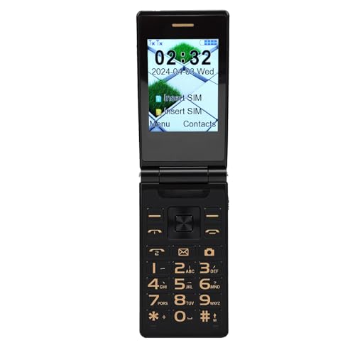 Téléphone à Clapet 4G Tangxi en Alliage de Zinc Robuste et Écran 2.8"