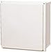 Fibox Enclosures AR865CHSC UL Listed Nema 4X Polycarbonate Enclosure with Hinged Opaque Screw Cover, 6" Width, 8" Length, 5" Height