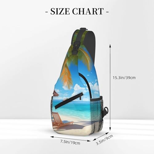 Bolso tipo sling unisex negro para uso urbano y viaje miniatura 2