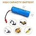 Fytoo 2PCS 3.7V 1200mAh Li-ion Battery with USB Charging Cable for HJ819 DE819 RC Boat Huina 1337 1338 1516 1517 RC Engineering Vehicle RC Toy Car Battery