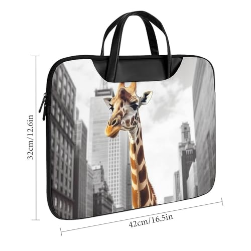 Bolso para laptop mujer y hombre 15.6" impermeable cuero ligero miniatura 3