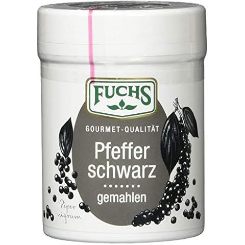 FUCHS Pfeffer schwarz gemahlen, für gut zu dosierende Schärfe Cover
