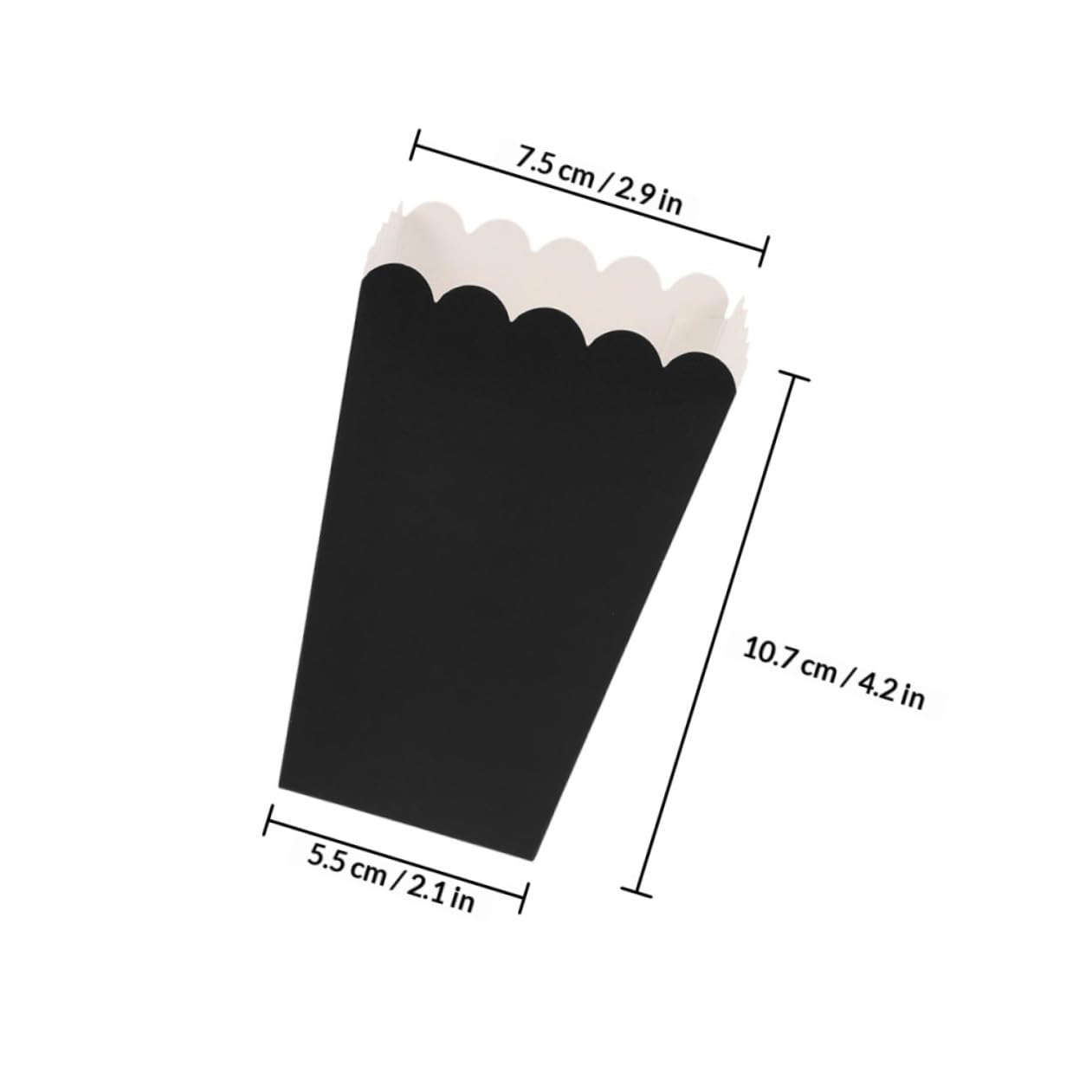 OUNONA 1 Set Scatole Per Popcorn Bianca Da Contenitori Decorativi Per Feste Matrimonio E Celebrazioni Per Snack E Speciali 100 Pezzi
