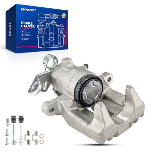 Image of KAX Rear Left Brake Caliper for 1998-2000 Beetle | 2000 Jetta, 1999-2002 Cabrio, 1999 Golf, 2000 TT