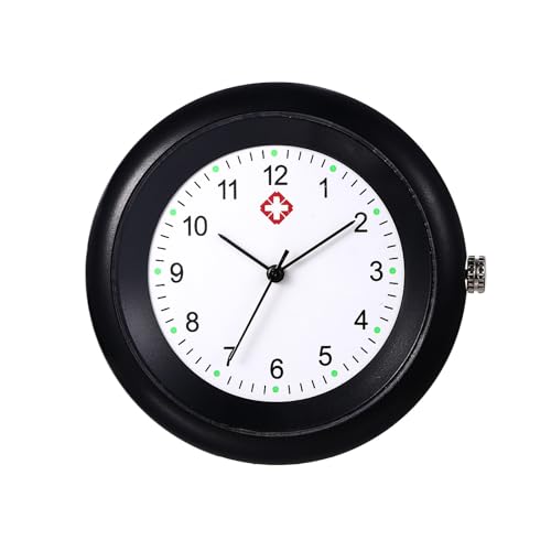 Montre à Gousset Rétractable Infirmière - Quartz Avec Clip - Design Simple - Environ 9x4 Cm - 7