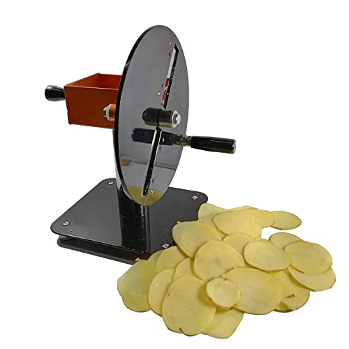 Image of Iron Potato Chips Slicer, Chips Maker Machine, Wafer Maker Machine, Potato Cutter Slicer Chippers Machine, Multicolour (MS- 2 Blade)