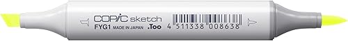Miniatura 4 de COPIC Marcador de boceto FYG1 Amarillo Fluorescente Verde