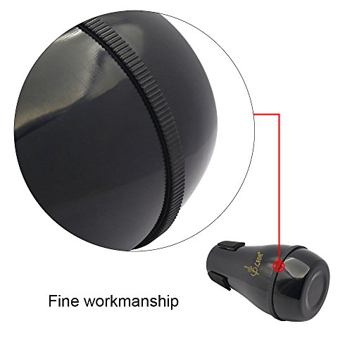 Festnight Alta qualidade Prática de pouco peso Trombone reta Mute Silencer Sourdine ABS material par