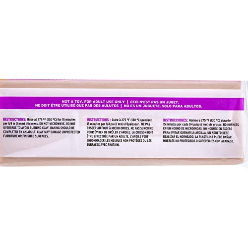 Super Sculpey Living Doll Baby, Premium, Non Toxic, Soft, Sculpting Modeling Polymer clay, Oven Bake Clay, 1 pound bar - Thumbnail 4