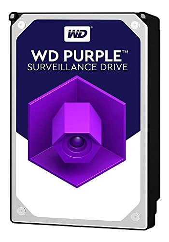 Western Digital Purple 2TB Surveillance 3.5 Inch SATA 6 Gb/s Hard Disk Drive with Allframe 4K Technology - 180TB/yr, 64MB Cache, 5400rpm - WD20PURZ