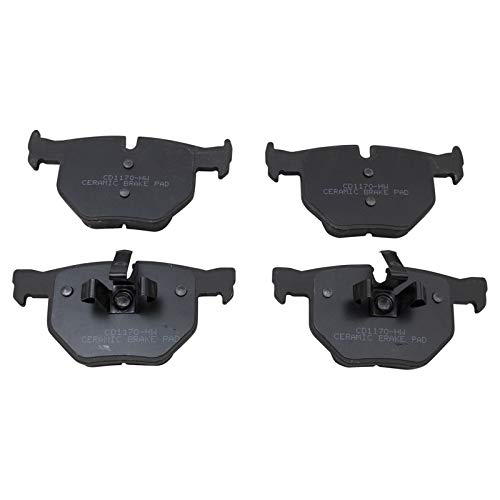 Image of TRQ Rear Brake Pad & Rotor Kit Ceramic Compatible with 2012-2013 BMW 335i