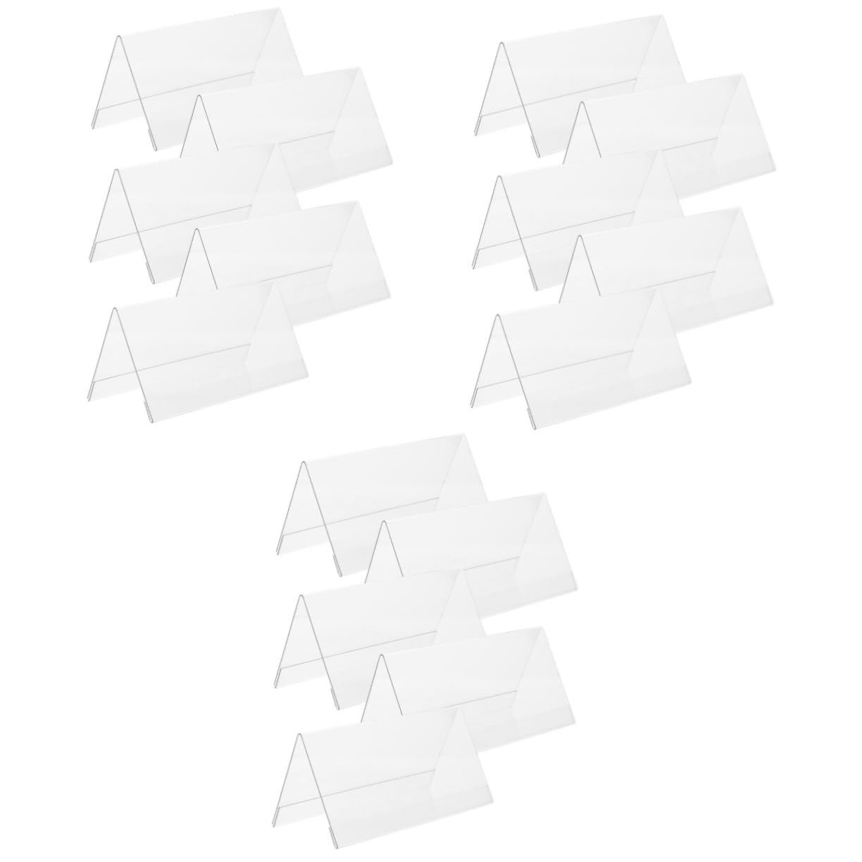 15pezzi Cartelli Da Tavolo Acrilico Trasparente Da Segnaposti Eleganti Per Matrimonio e Feste Perfetti Come Segnatavolo e Cartelli Di Benvenuto Per Eventi Speciali