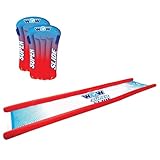 Wow Sports Super Inflatable Lawn Water Slide - 25 ft - Zigzag Sprinklers - Includes 2 Sleds - Kids & Adults