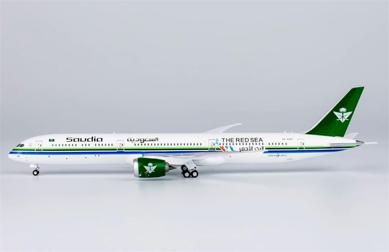 ACE HOBBY for NG Models Saudia Arabia for Boeing B787-10 HZ-AR33 The RED SEA 1:400 Aircraft Pre-Built Model