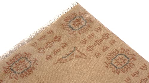 Tapis de sol Pakistan Buchara beige 3 couches durable - 6