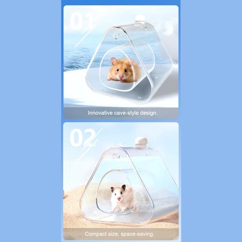 Maison rafraîchissante pour hamster de qualité supérieure - Refuge sûr et imperméable - 5