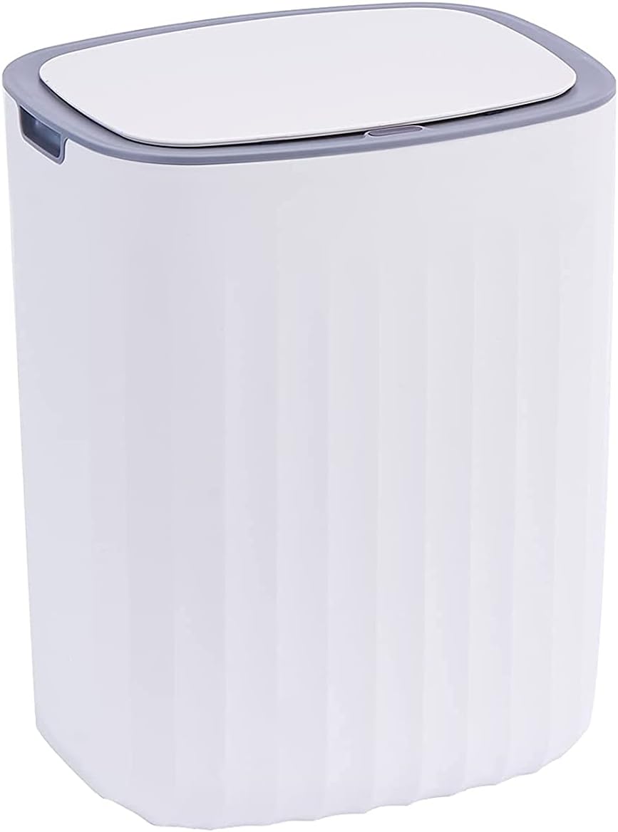 ELPHECO Waterproof Motion Sensor Bedroom Trash Can with Lid, Automatic ...