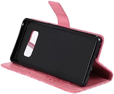 A-slim Galaxy Note 8 Wallet Case, (TM) Sun Pattern Embossed PU Leather Magnetic Flip Cover Card Holders & Hand Strap Wallet Purse Case for Samsung Galaxy Note 8 - Pink