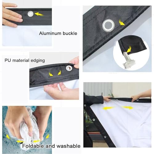 Pantalla portátil plegable para proyector 150 pulgadas 16:9 miniatura 7