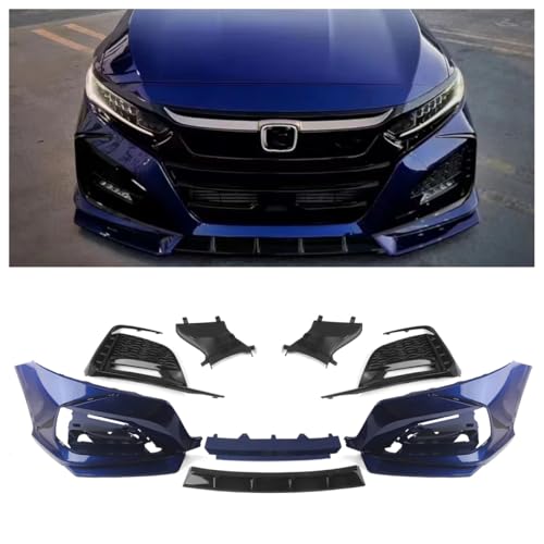 Blue Red Gray Car Front Bumper Surround Cover Lip Kit For Honda Accord 10th 2018-2021 YOFER