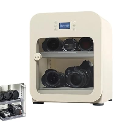 Camera Lens Dehumidifier Cabinet, Electronic Dry Box for Photography Gear, Adjustable Hygrometer & Shelves, 30L/40L Moisture Proof Box, Keep Cameras, Lenses & Collectibles Safe