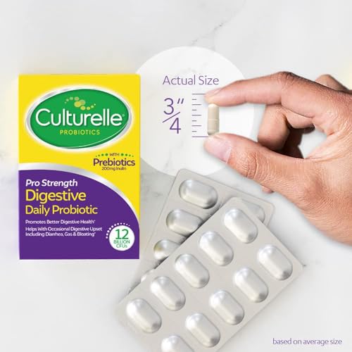 Culturelle Pro Strength Daily Probiotic, Digestive Capsules, Naturally Sourced Probiotic Strain Proven to Support Digestive & Immune Health, Gluten & Soy Free, 4 Month Supply, 60 Count (Pack of 2) - Thumbnail 4