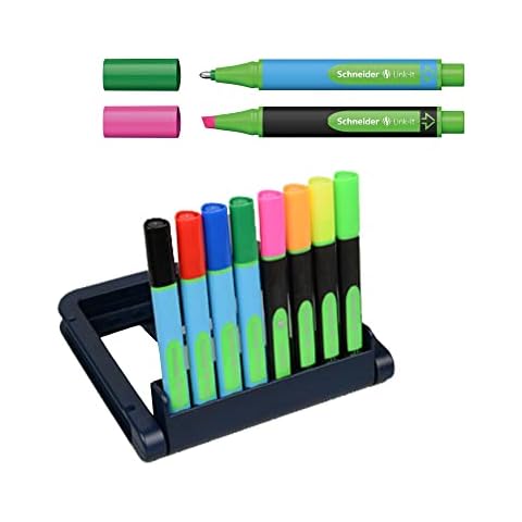 Schneider Link-It Slider Multipack - Juego de bolígrafos y subrayadores modulares Cover