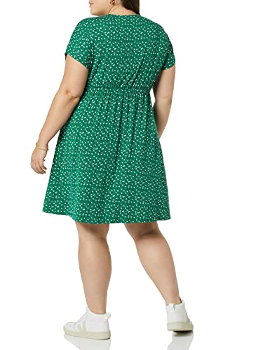 Image of Amazon Essentials Women's Surplice V Neck Swing Dress (Available in Plus Size)