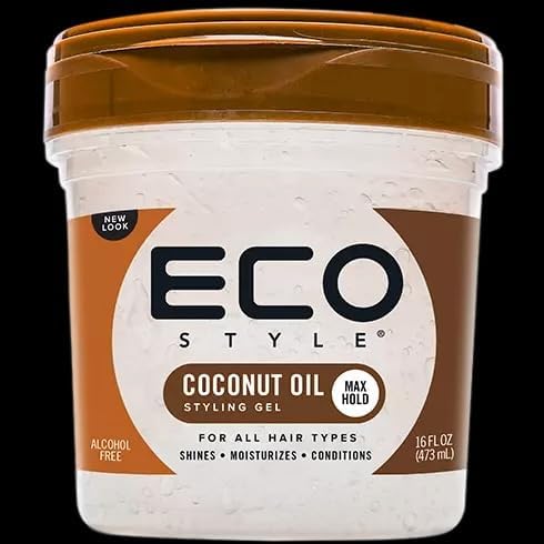 Eco Style r Coconut Oil Max Hold Professional Styling Gel 473 ml