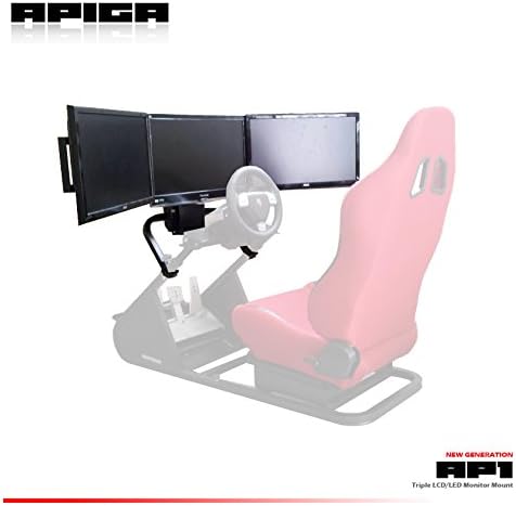 APIGA - AP-LCD-M3 Triple LCD Monitor Mount For APIGA AP1 Racing Simulator