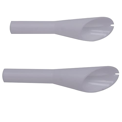 Miniatura 2 de IEQFUE 2PCS Tanque de llenado de combustible Suministro Tapa de Gas Embudo Tubo Blanco Caño 8U5Z17B068B 8U5A-17B068-AD