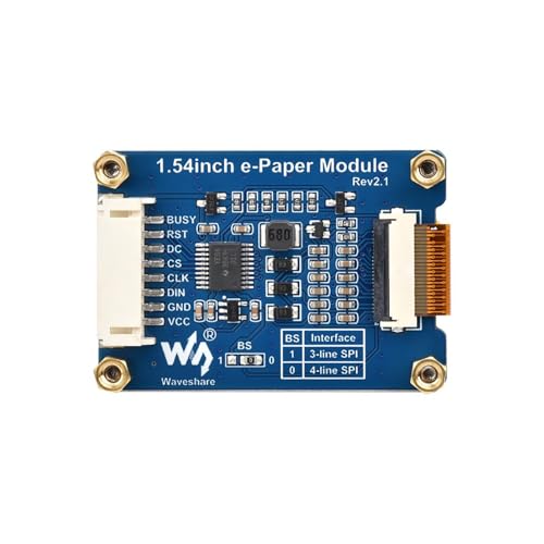 Image of 1.54inch e-Paper Display (G) - 200x200 Red /Yellow /Black /White e-Ink Screen with SPI Interface, Ultra-Low Power Consumption, Wide Viewing Angle for Raspberry Pi, Arduino, Jetson Nano