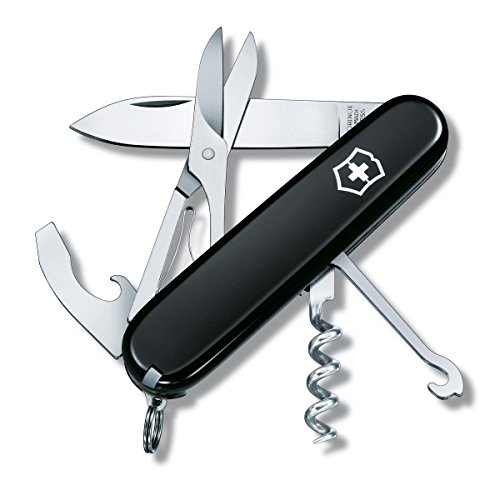 Victorinox Swiss Army Compact Pocket Knife (Black)