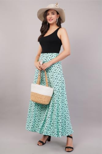 Image of Women's Printed Maxi Wraparound Skirt