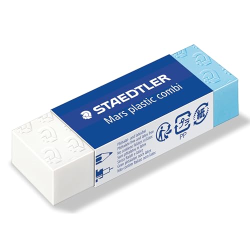 Gomme à effacer Staedtler Mars Plastic combi double action pour encre et crayon