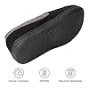 EverFoams Men's Comfort Memory Foam Moccasin Slippers Breathable Terry Cloth House Shoes with Anti-Skid Rubber Sole Dark Black 9 UK #4