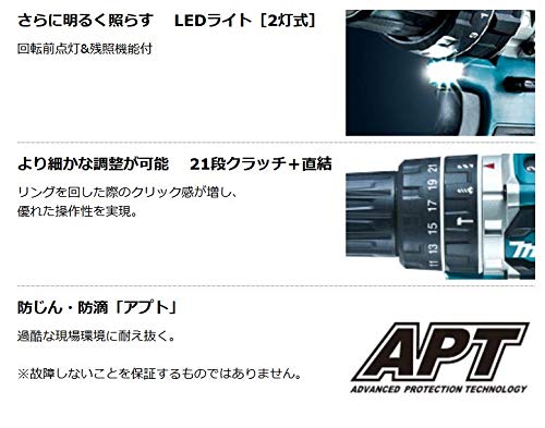 Amazon | マキタ(Makita) DF474DZB 充電式ドライバドリル 黒