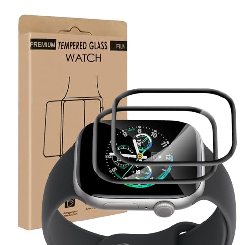 Cable Leader 2 Stück Schutzfolie für Panzerglas für Apple Watch Series 11 46mm, Anti Kratzer, Keine Blasen Schutzglas, S...