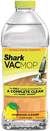 Shark VACMOP Hardwood Cleaner Refill 2 Liter Bottle, 2 Liters, Citrus Clean Scent VCW60, 2 Liters