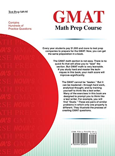 GMAT Math Prep Course