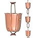 Good Directions 14 Cup Bluebell Pure Copper 8.5-Foot Rain Chain